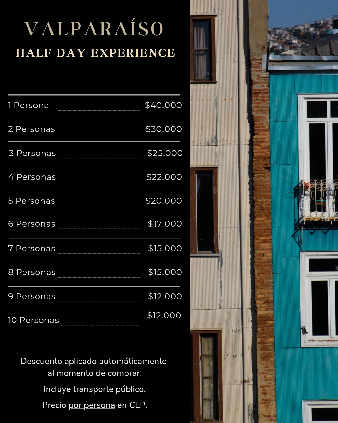 Valparaíso Half Day Experience